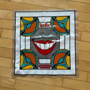 Peter Max inflatable pillow